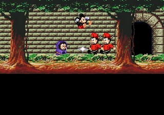 une photo d'Ã©cran de Castle of Illusion sur Sega Megadrive